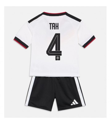 Tyskland Jonathan Tah #4 Hjemmebanetrøje Børn VM 2026 Kortærmet (+ Korte bukser)